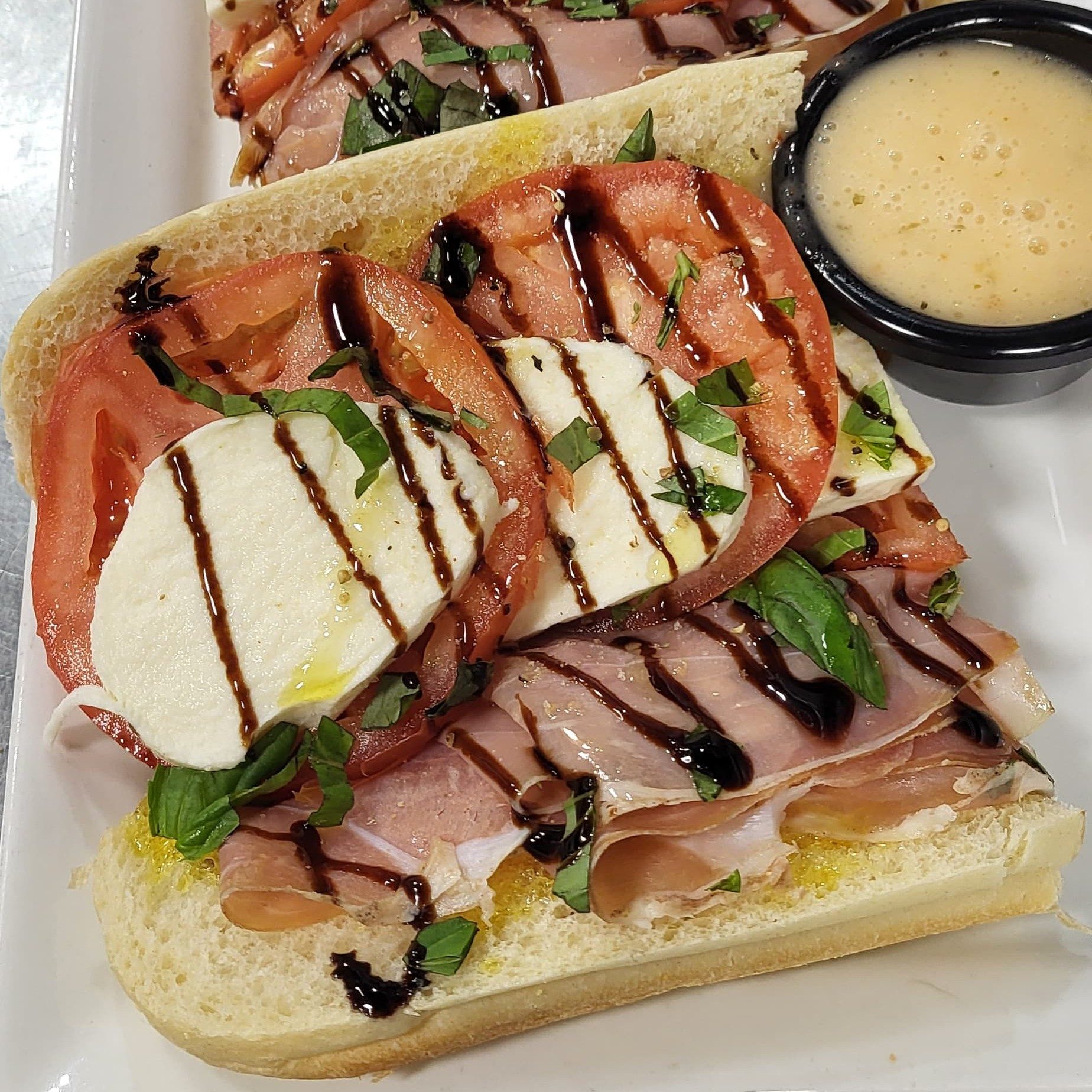Prosciutto & Mozzarella Hero.