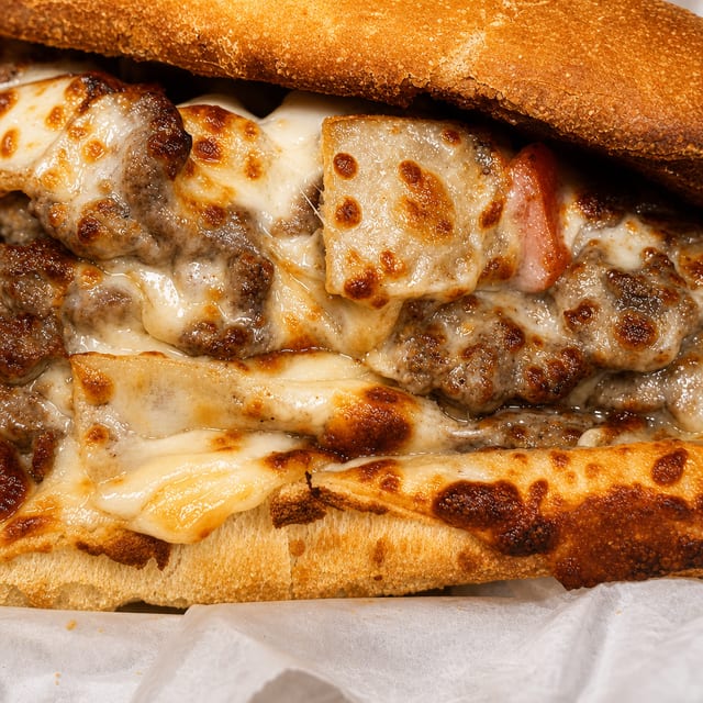 Philly Cheesesteak Hero.