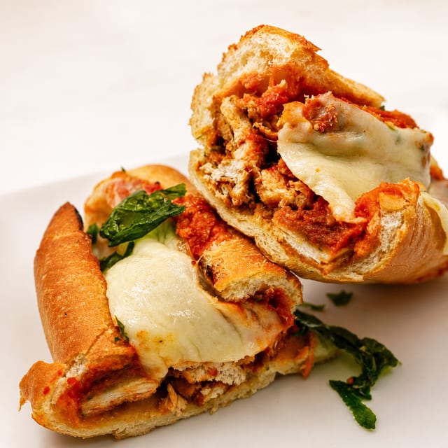 Chicken Parmesan Hero.